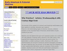 Tablet Screenshot of colonialwatches.com